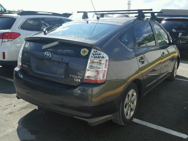 JTDKB20U683298811 - 2008 TOYOTA PRIUS CHARCOAL photo 4