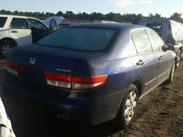 1HGCM56364A148106 - 2004 HONDA ACCORD LX BLUE photo 4