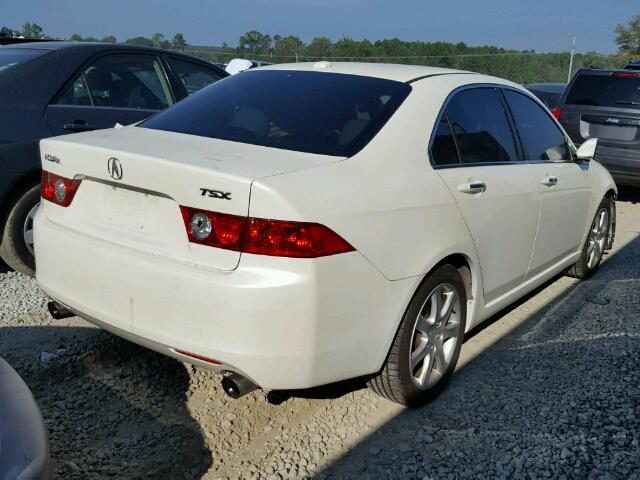 JH4CL96845C022528 - 2005 ACURA TSX WHITE photo 4