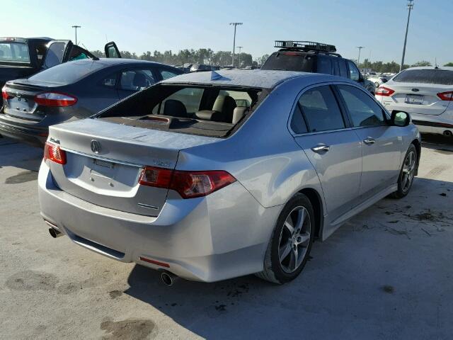 JH4CU2F88EC000892 - 2014 ACURA TSX SE SILVER photo 4