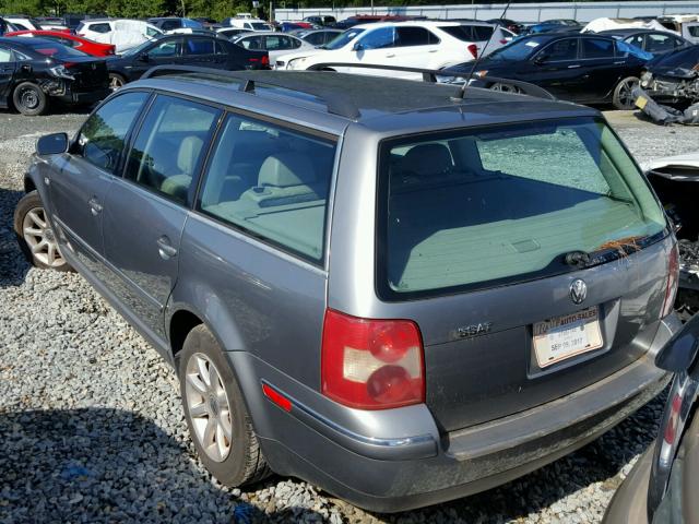 WVWVD63B84E132488 - 2004 VOLKSWAGEN PASSAT GLS GRAY photo 3