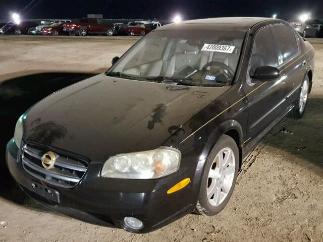 JN1DA31AX3T434066 - 2003 NISSAN MAXIMA BLACK photo 2