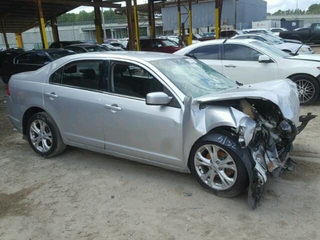 3FAHP0HA6CR351842 - 2012 FORD FUSION SE SILVER photo 1