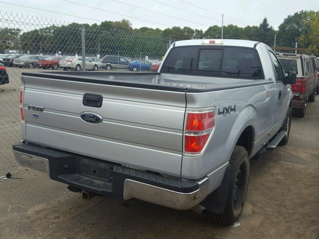 1FTNF1E8XAKB24243 - 2010 FORD F150 SILVER photo 4