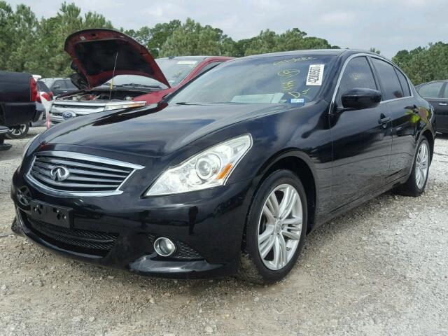 JN1CV6AP2CM936666 - 2012 INFINITI G37 BASE BLACK photo 2