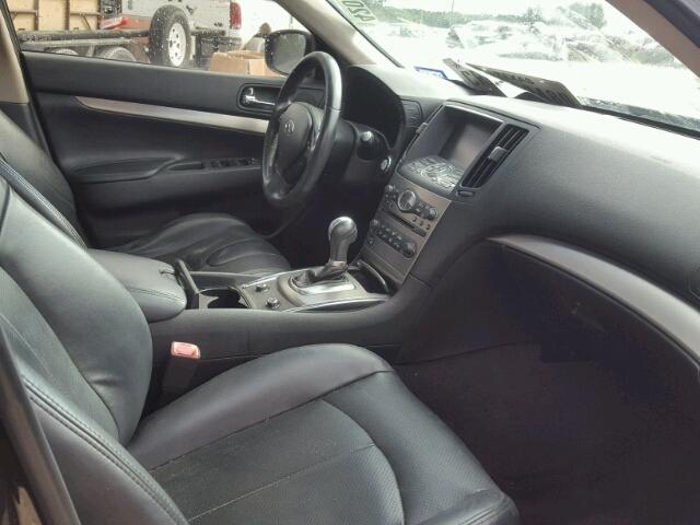 JN1CV6AP2CM936666 - 2012 INFINITI G37 BASE BLACK photo 5