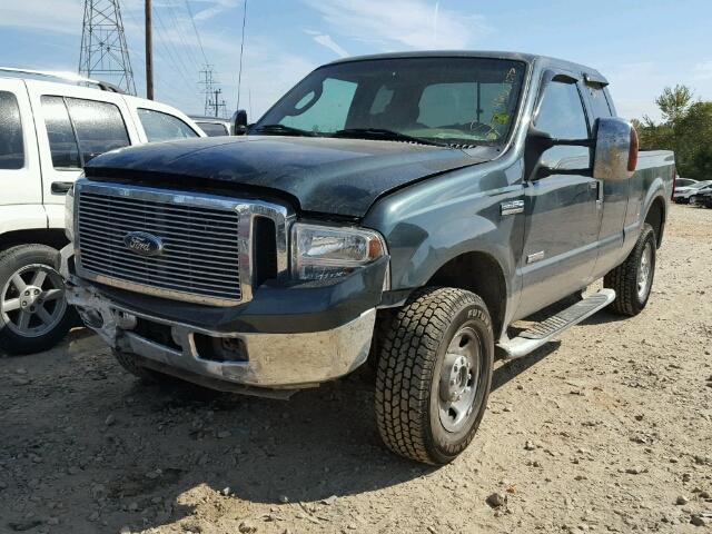 1FTSX21P66EC30374 - 2006 FORD F250 SUPER GREEN photo 2