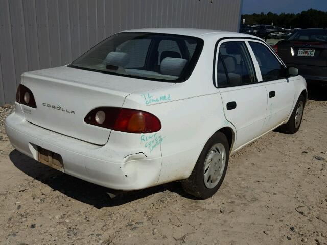 1NXBR12E51Z563855 - 2001 TOYOTA COROLLA CE WHITE photo 4