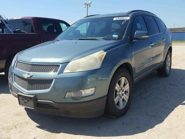 1GNER23DX9S174883 - 2009 CHEVROLET TRAVERSE GREEN photo 2