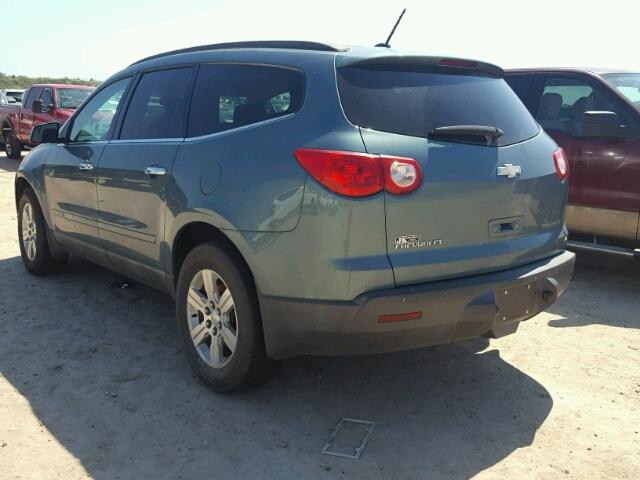 1GNER23DX9S174883 - 2009 CHEVROLET TRAVERSE GREEN photo 3