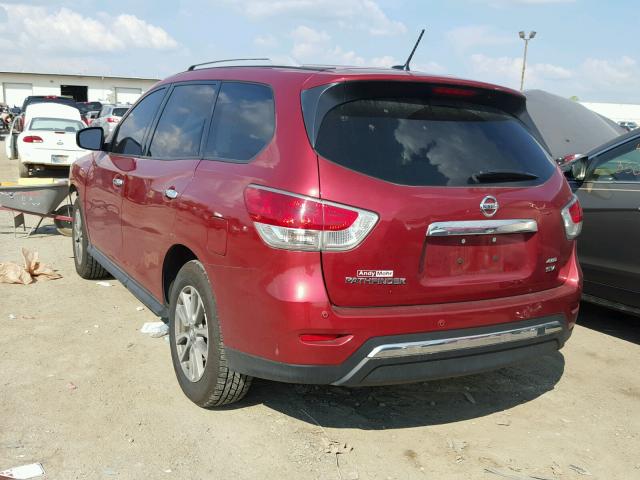 5N1AR2MM7GC611439 - 2016 NISSAN PATHFINDER RED photo 3