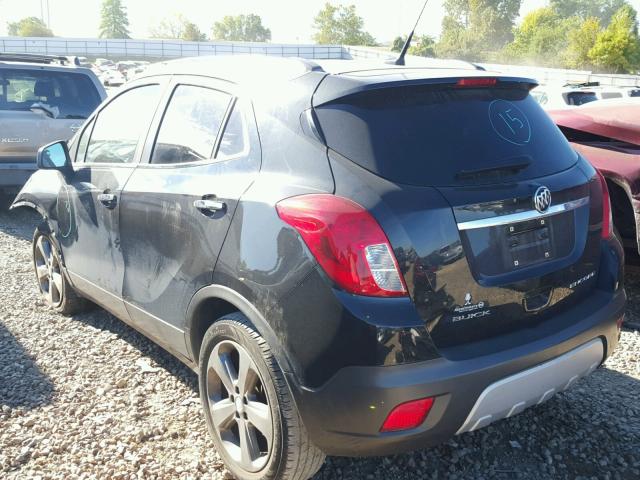 KL4CJBSB8DB102011 - 2013 BUICK ENCORE BLACK photo 3