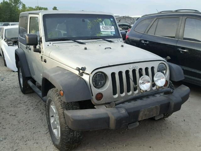 1J4FA24187L143366 - 2007 JEEP WRANGLER X SILVER photo 1