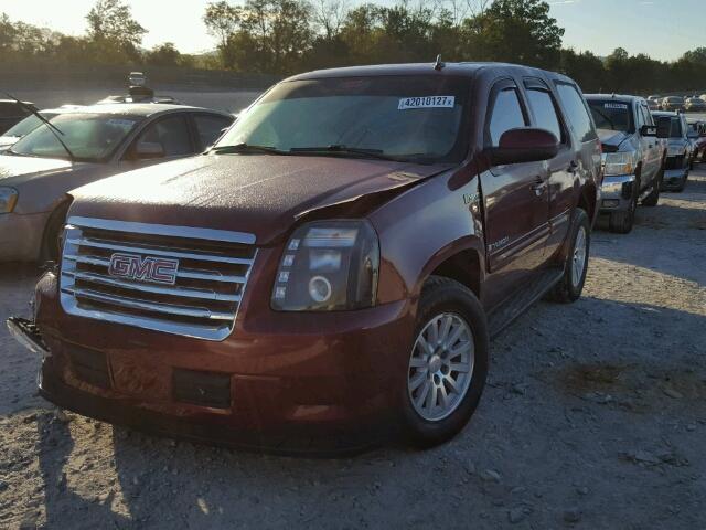 1GKFC13508R226730 - 2008 GMC YUKON Марун фото 2