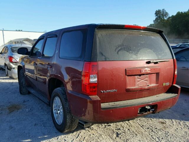 1GKFC13508R226730 - 2008 GMC YUKON MAROON photo 3