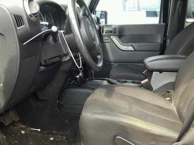 1C4AJWAG4EL281712 - 2014 JEEP WRANGLER S BLACK photo 5