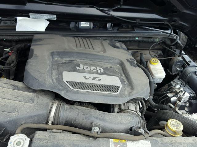 1C4AJWAG4EL281712 - 2014 JEEP WRANGLER S BLACK photo 7