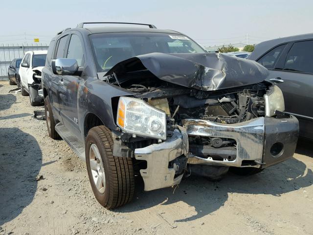 5N1AA08B36N709097 - 2006 NISSAN ARMADA SE GRAY photo 1