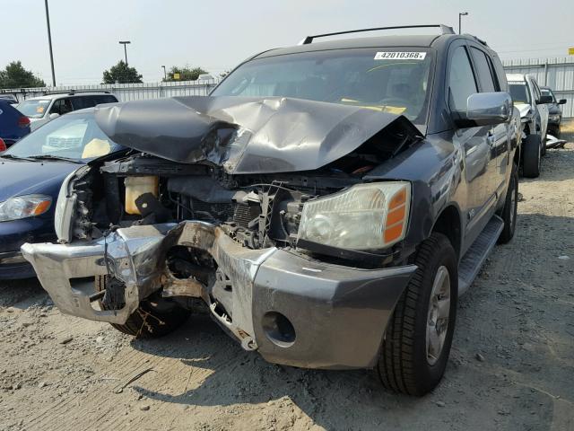 5N1AA08B36N709097 - 2006 NISSAN ARMADA SE GRAY photo 2