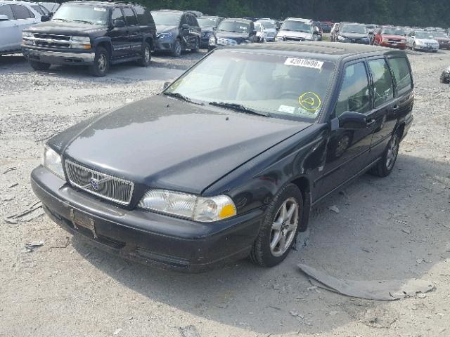 YV1LW56D5X2561161 - 1999 VOLVO V70 GLT BLACK photo 2