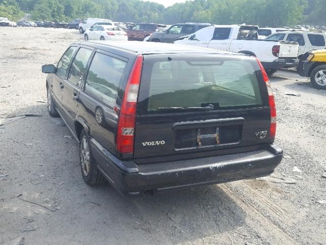 YV1LW56D5X2561161 - 1999 VOLVO V70 GLT BLACK photo 3