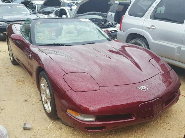 1G1YY32G035129962 - 2003 CHEVROLET CORVETTE PURPLE photo 1