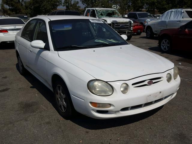 KNAFB161915019481 - 2001 KIA SPECTRA GS WHITE photo 1