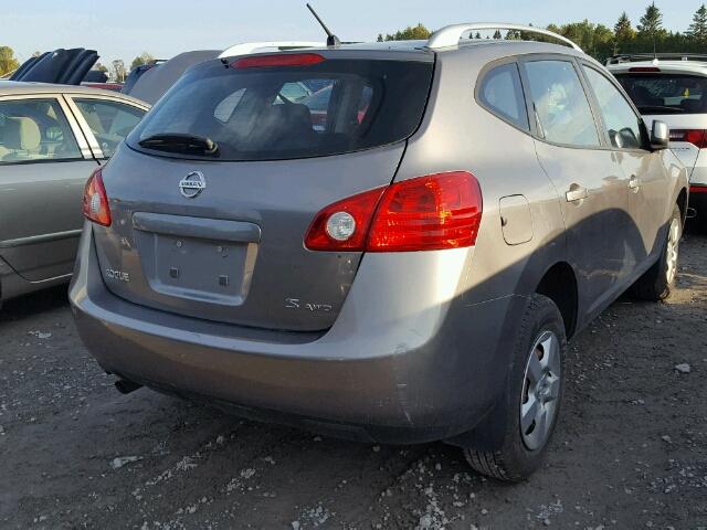 JN8AS58V38W147423 - 2008 NISSAN ROGUE S GRAY photo 4