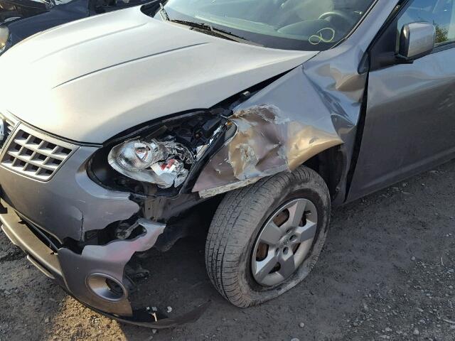 JN8AS58V38W147423 - 2008 NISSAN ROGUE S GRAY photo 9