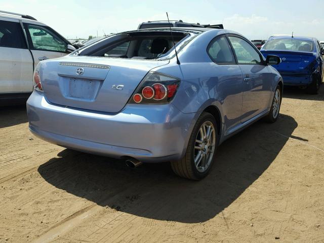 JTKDE167780226067 - 2008 TOYOTA SCION TC BLUE photo 4