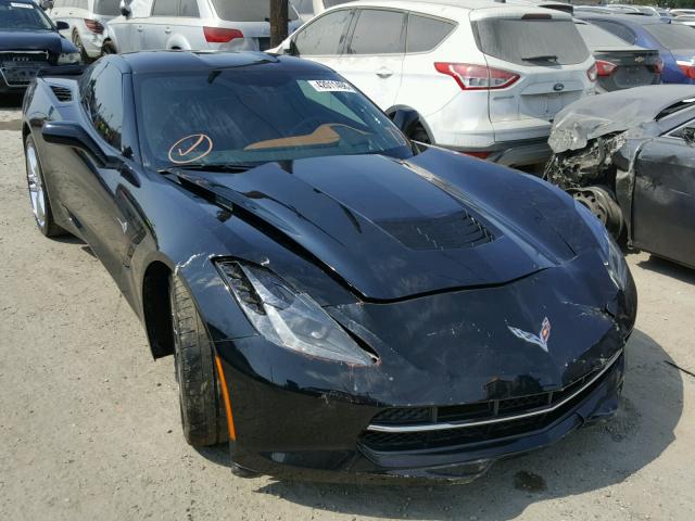 1G1YM2D77E5111397 - 2014 CHEVROLET CORVETTE S BLACK photo 1