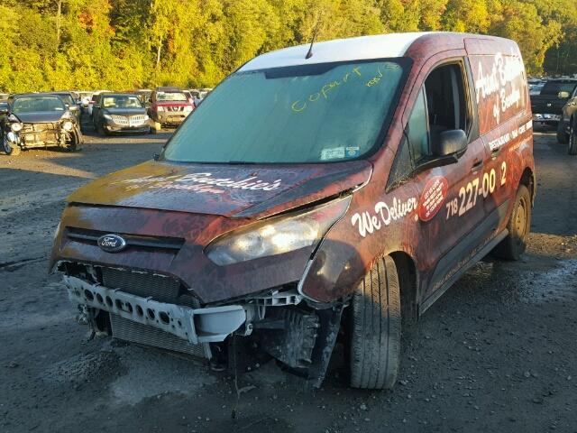 NM0LS6E75F1177742 - 2015 FORD TRANSIT CO BROWN photo 2