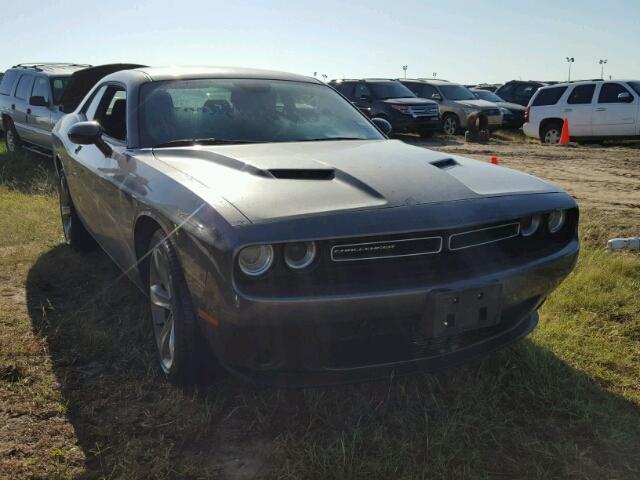 2C3CDZAG6FH709669 - 2015 DODGE CHALLENGER GRAY photo 1