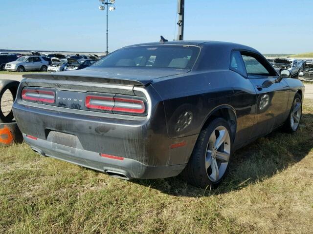 2C3CDZAG6FH709669 - 2015 DODGE CHALLENGER GRAY photo 4