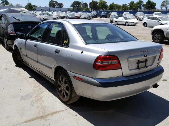 YV1VS29562F821690 - 2002 VOLVO S40 1.9T SILVER photo 3