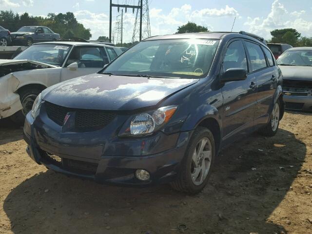 5Y2SL62844Z403454 - 2004 PONTIAC VIBE BLUE photo 2