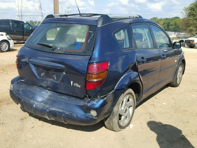 5Y2SL62844Z403454 - 2004 PONTIAC VIBE BLUE photo 4