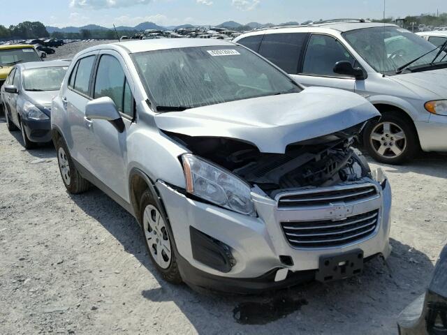 KL7CJKSB4GB580983 - 2016 CHEVROLET TRAX LS SILVER photo 1