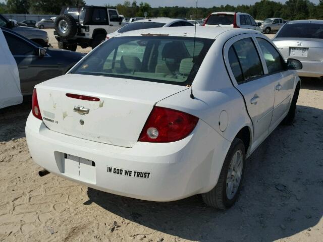 1G1AL55F867778271 - 2006 CHEVROLET COBALT LT WHITE photo 4