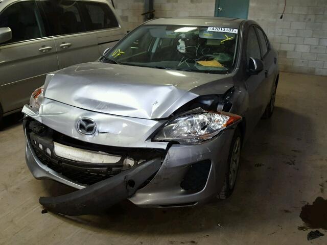 JM1BL1UG5C1516267 - 2012 MAZDA 3 I SILVER photo 2