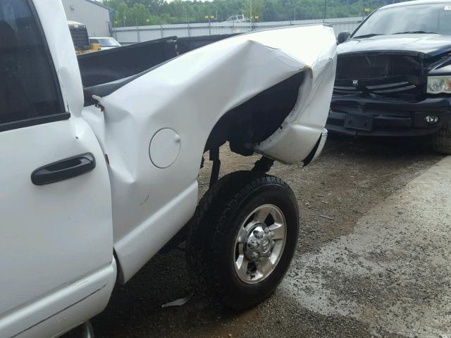3D7KS28C35G711875 - 2005 DODGE RAM 2500 S WHITE photo 9