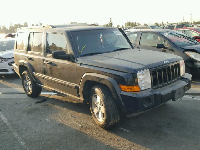 1J8HG48K36C304144 - 2006 JEEP COMMANDER BLACK photo 1