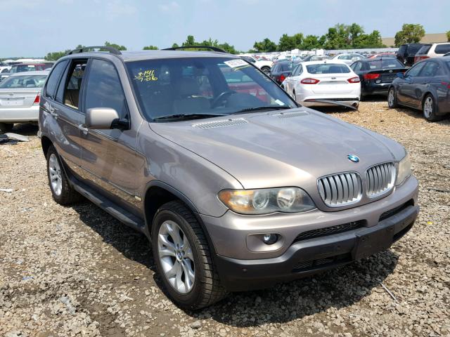 5UXFB53586LV23586 - 2006 BMW X5 4.4I BROWN photo 1