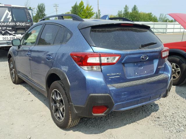 JF2GTADC3JH245492 - 2018 SUBARU CROSSTREK BLUE photo 3