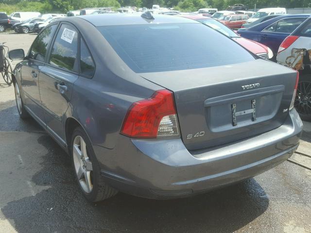 YV1MS382982401768 - 2008 VOLVO S40 2.4I GRAY photo 3