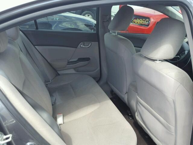 19XFB2F51CE103815 - 2012 HONDA CIVIC GRAY photo 6