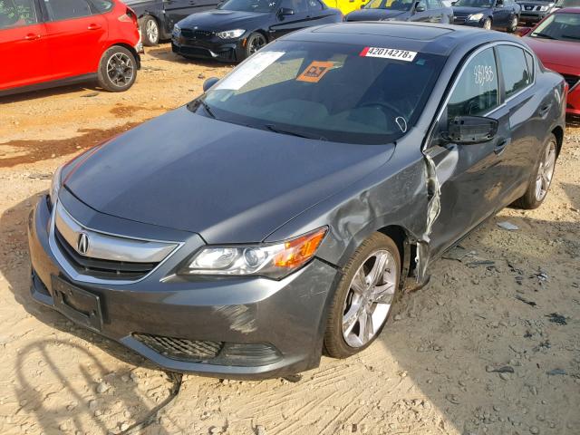 19VDE1F36EE004524 - 2014 ACURA ILX 20 GRAY photo 2