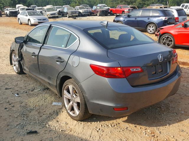 19VDE1F36EE004524 - 2014 ACURA ILX 20 GRAY photo 3