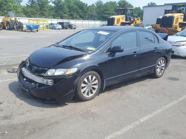 2HGFA16939H342989 - 2009 HONDA CIVIC EXL 黑色 照片 2
