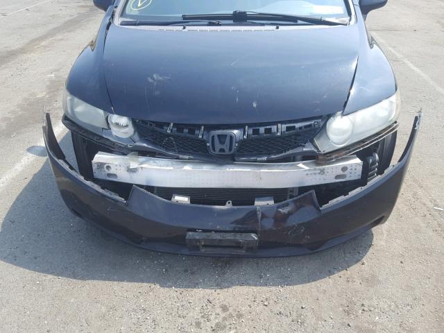 2HGFA16939H342989 - 2009 HONDA CIVIC EXL 黑色 照片 7